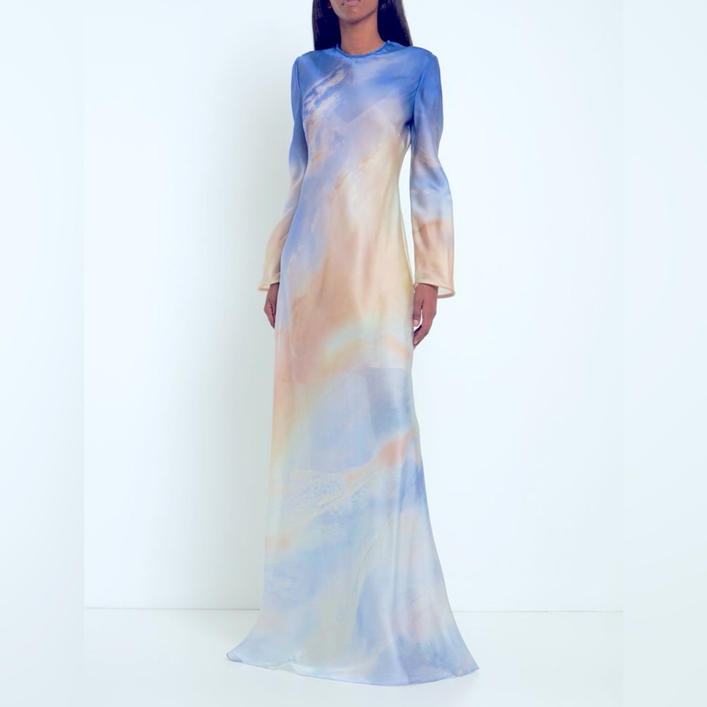 ZIMMERMANN
Tama printed floor-length silk dress size